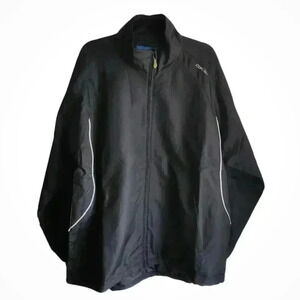 Mid-2000s Reebok Hockey Warm-Up Jacket Men’s XL Rbk Windbreaker Black Unworn